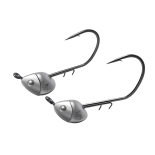 爱格玛路亚钝角钩加强大钩门特氟龙黑坑鲈鱼鳜鱼内德钝角铅头钩