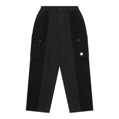 五条杠拼接色工装裤休闲裤