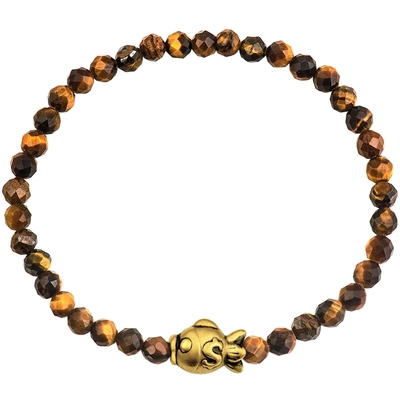 【新年礼物】MONOLOGUE独白当局者潮双鱼复古黄金手串MR1413