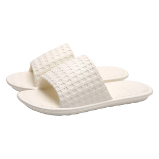 细细条抗菌居家情侣轻便防臭防滑拖鞋男女日式简约格纹夏季凉拖鞋