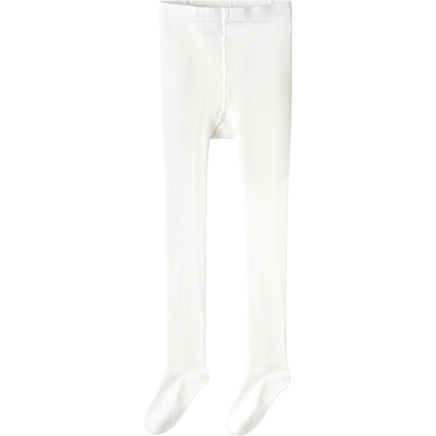 巴拉巴拉女童连裤袜大童宝宝白色舞蹈袜子儿童打底裤春秋外穿棉孩