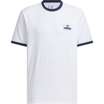 阿迪达斯男士透气休闲简约短袖