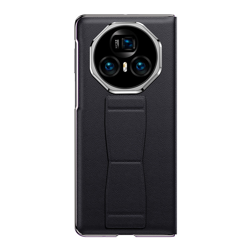 荣耀magicv3真皮翻盖带指环支架