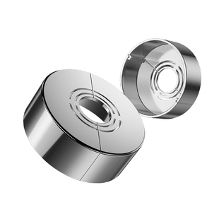 水龙头装饰盖加厚花洒三角阀小背篓热水器遮丑盖淋浴卡扣孔洞加高