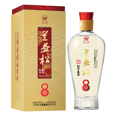 云南特产兰益松酒500ML52度