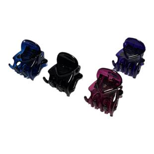 头发抓夹小号八字刘海迷你黑色发抓发卡宝宝碎发边夹高级感发夹