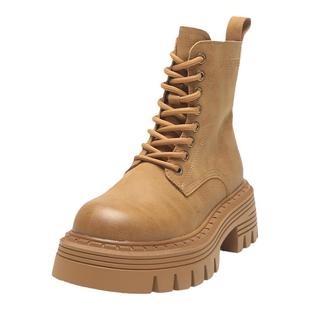 真皮增高厚底马丁靴女单靴2025年秋季新款英伦风机车冬季加绒短靴