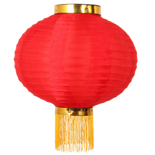 新年春节元旦折叠大红连串灯笼户外防水广告灯笼定制拉丝灯笼挂饰