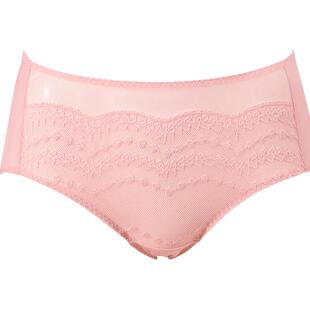 古今轻薄烫银蕾丝内裤透气中腰弹性纤维三角裤1L2020