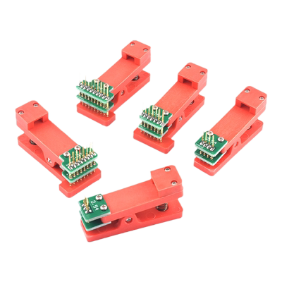 测试pcb夹子治具探针下载程序