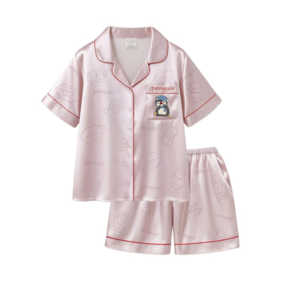 冰丝睡衣女款夏季可爱短袖家居服