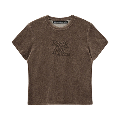 RR字母刺绣logo短袖T恤