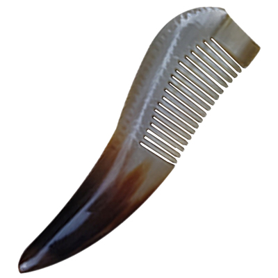 男女加厚防静电真牦黄牛角梳子