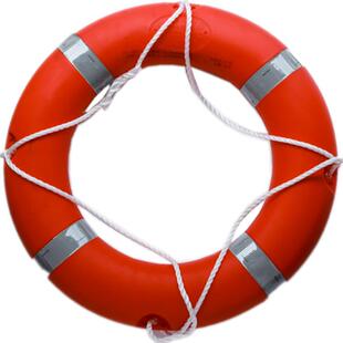船用专业救生圈成人救生游泳圈2.5KG加厚实心国标塑料圈5556包邮