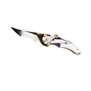 正版怜悯之刃模型三角洲行动周边近战刀金属合金未开刃可折叠弹射