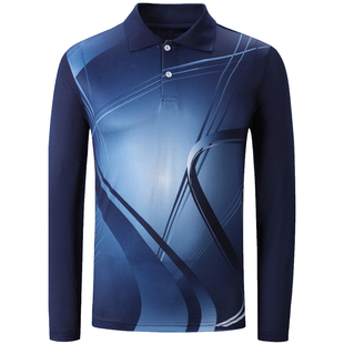 乒乓球长袖t恤女速干上衣春秋男士团体训练运动定制队服羽毛球衣