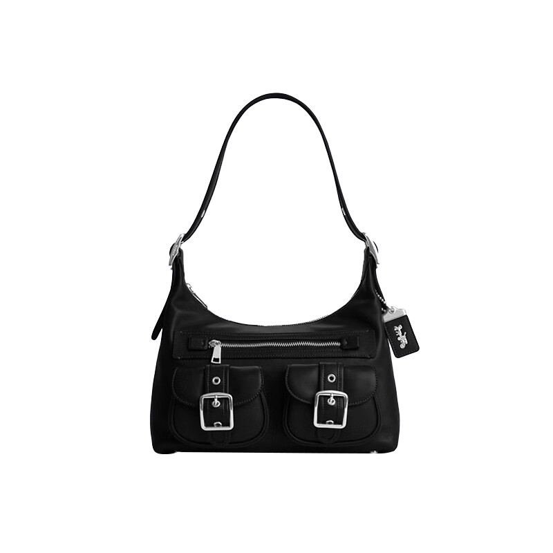 COACH/蔻驰官方 奥莱款ALLISON单肩斜挎手提包女半月包CFO81