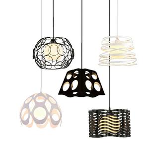 餐厅吊灯简约现代创意2025款中古风吧台卧室过道床头北欧饭厅灯具