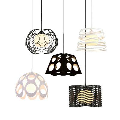 2024新款饭厅餐厅灯一字铁艺吊灯