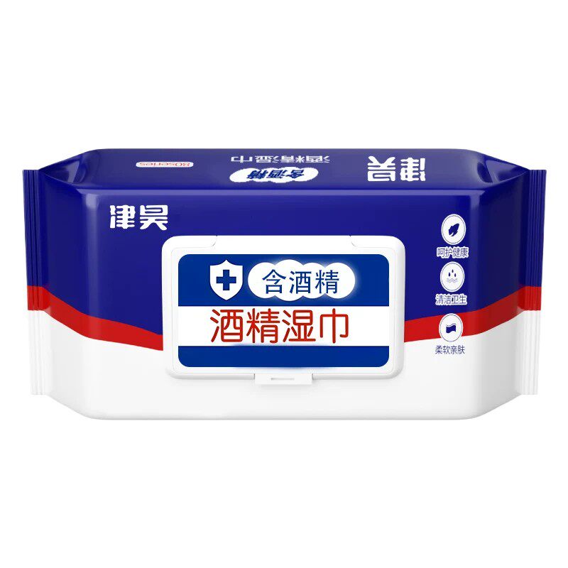 酒精湿巾加厚杀菌消毒湿纸巾清洁消毒湿巾