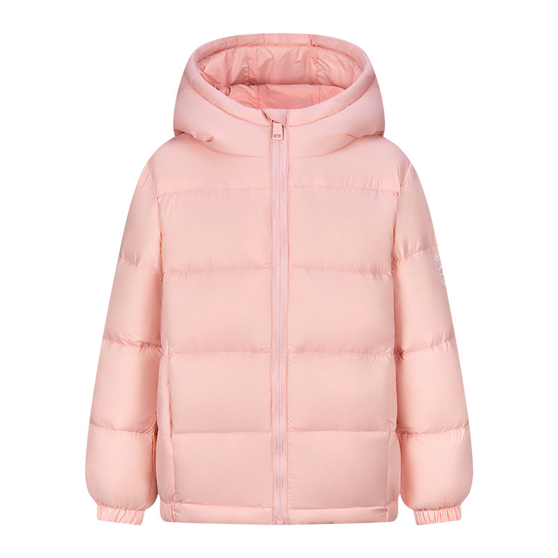 雪中飞儿童短款羽绒服加厚面包服