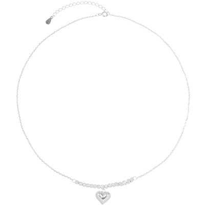 AWE官方纯银925转运珠爱心项链女