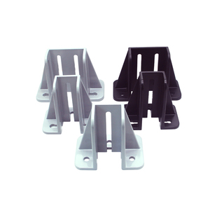 8080方管5050四方固定地脚4545连接件4040围栏4080底座免焊接6060