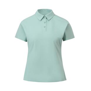 DESCENTE迪桑特DUALIS系列都市通勤女士防晒凉感速干短袖POLO衫