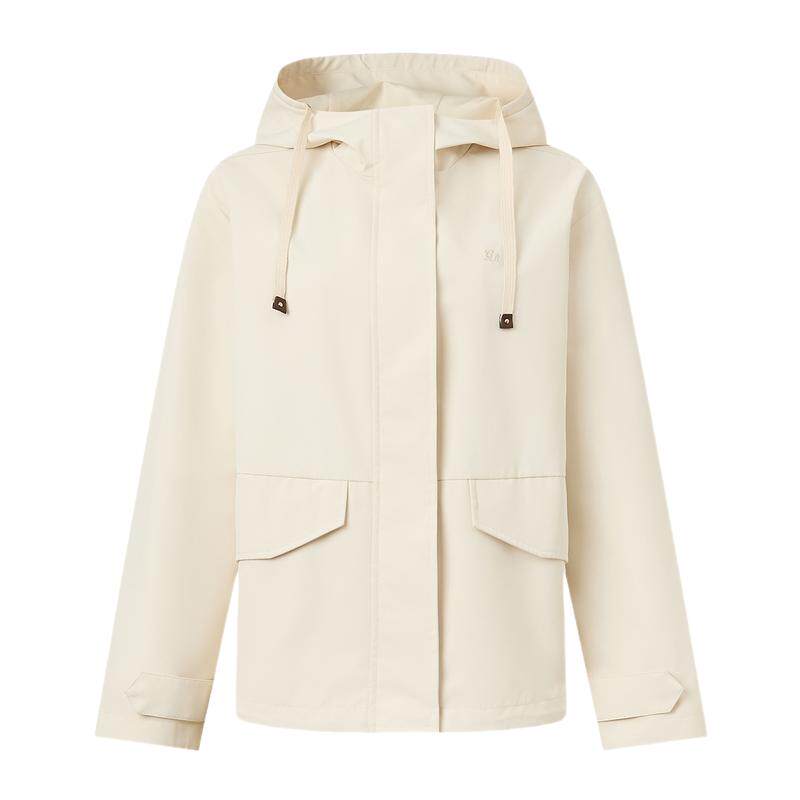 【春夏新品】GOLDEN BEAR/金熊2026年女士连帽短款夹克外套