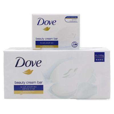 包邮香港进口DOVE多芬香皂柔嫩洁肤润肤乳霜香块六块装90g*6正品