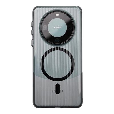 华为Mate60Pro磁吸手机壳PC竖纹