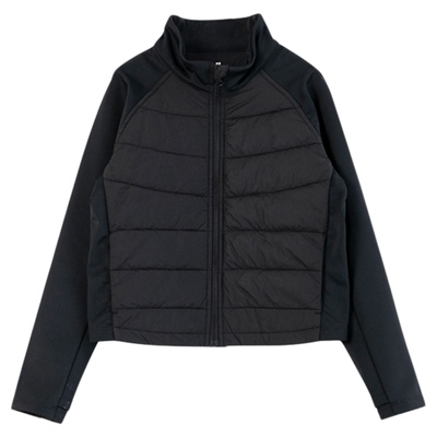 棉叔叔儿童拼接保暖羽绒外套