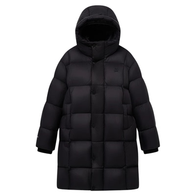 英氏长款加厚女童防水鹅绒羽绒服