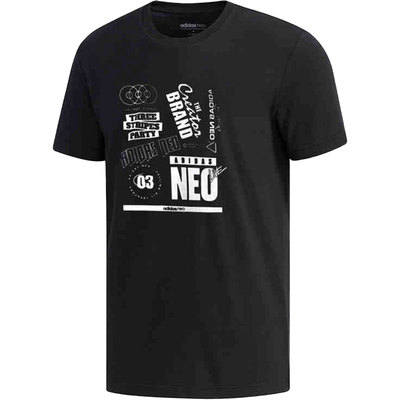 阿迪达斯男士运动休闲T恤