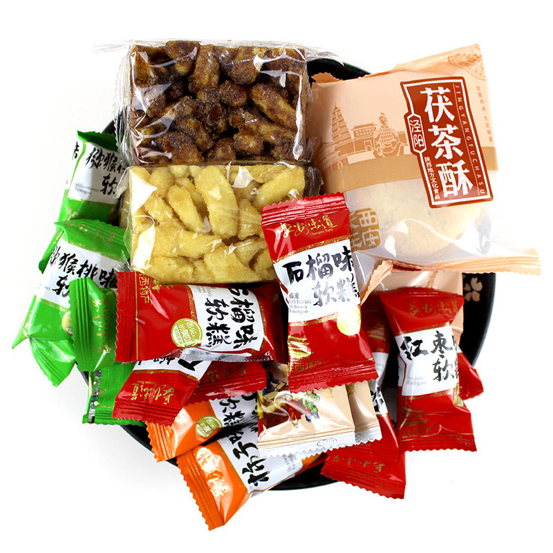 多宝多陕西特产十大怪500g西安特产传统手工糕点心独立装年货礼