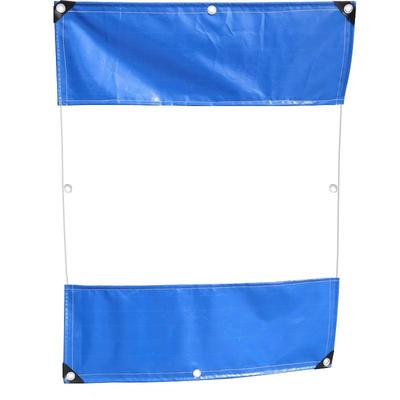 三轮车摆摊挡风围布透明防雨布