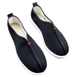 春季新款中国风青年透气圆头休闲纯色低帮千层底僧鞋禅修合脸鞋男