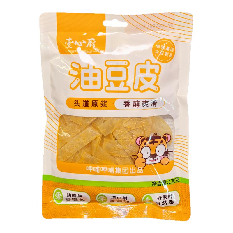 呷哺油豆皮120克非转基因大豆