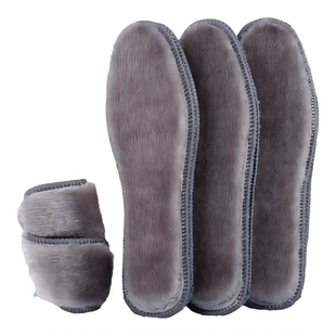 冬季鞋垫加绒加厚保暖毛绒防寒保暖男款防臭透气运动舒适鞋垫女款