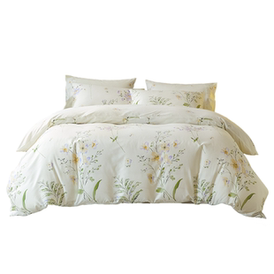 2026年春夏新款雅芳婷床上用品三四件套100%纯棉全棉被套床笠套件