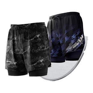 李宁男士泳裤2026新款防尴尬五分泡温泉游泳装备男款成人三件套装