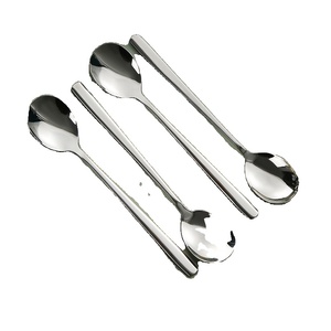 304不锈钢316勺子家用吃饭勺汤匙调羹韩式长柄勺加厚搅拌勺小汤勺