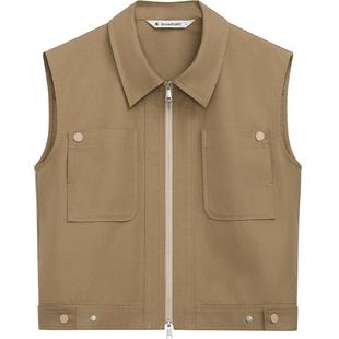 播辣妹马甲女商场同款2024新款优雅甜酷翻领时尚上衣BDR2MD0816