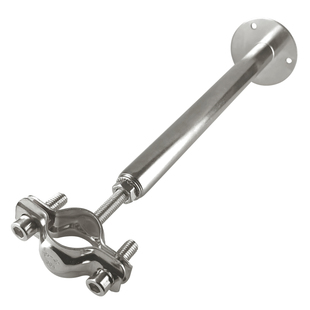 不锈钢固定支架燃气管道支撑管夹卡箍管卡管子抱箍调节管支架卡扣