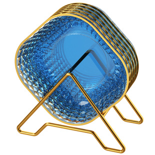 吐骨小盘子家用吐骨头水果盘盘碟塑料碟子渣盘盘子菜盘零食精致