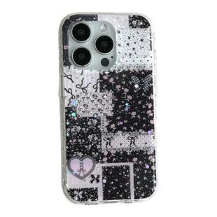 ins风拼接格子蝴蝶结适用苹果16手机壳iPhone15Promax双层15少女14Pro防摔套13硬壳软边16Pro洛丽塔16链子14