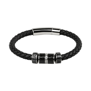 时尚黑色红色转运手环男潮流手链男款高级感个性百搭配饰生日礼物