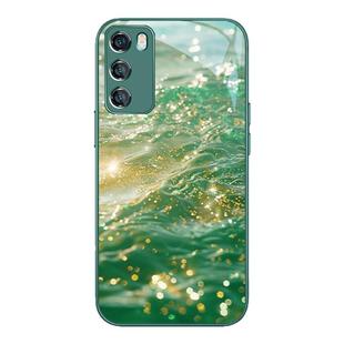 适用红米k80pro流水生金手机壳opporeno13新款小米17pro/15招财转运vivox200高级感x100奢华小众s20绿色9玻璃