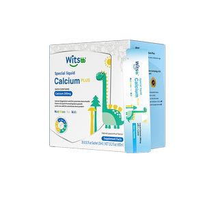 【自营】Witsbb健敏思小蓝条赖氨酸钙镁锌儿童补钙敏宝D3宝宝钙K2