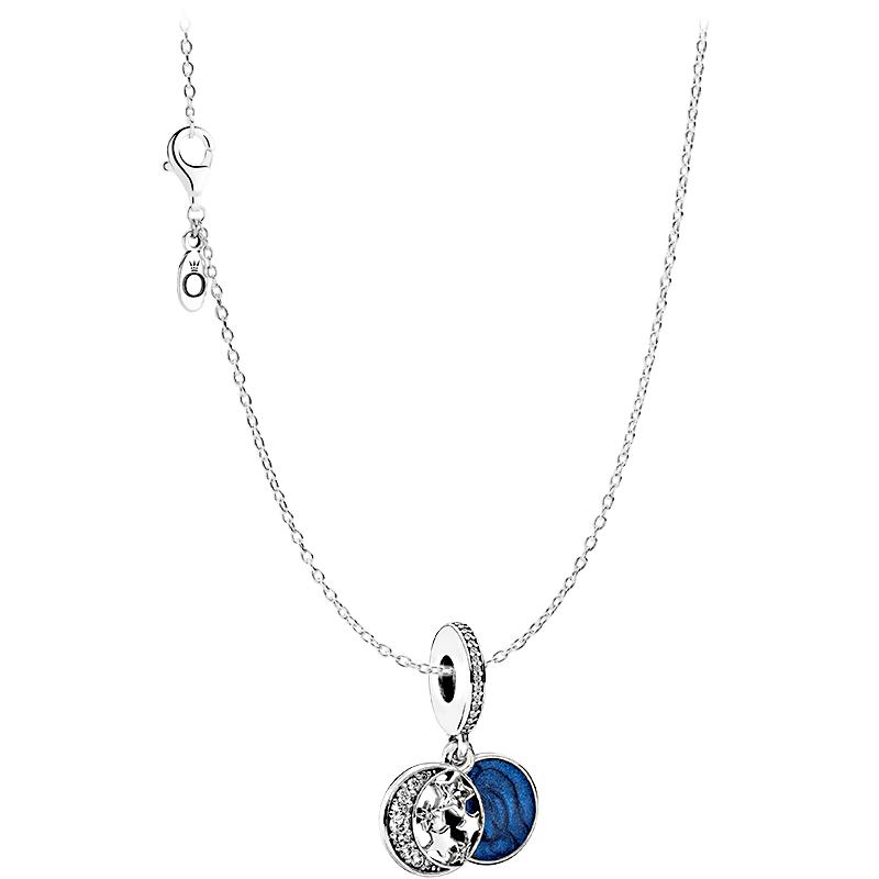 Pandora潘多拉星海之辰项链套装ZT0126蓝色百搭气质设计感